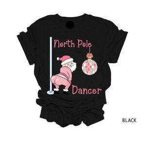 Kerstshirt, Shirt Noordpooldanseres, Kerstfeest Shirts, Grappig Kerstshirt